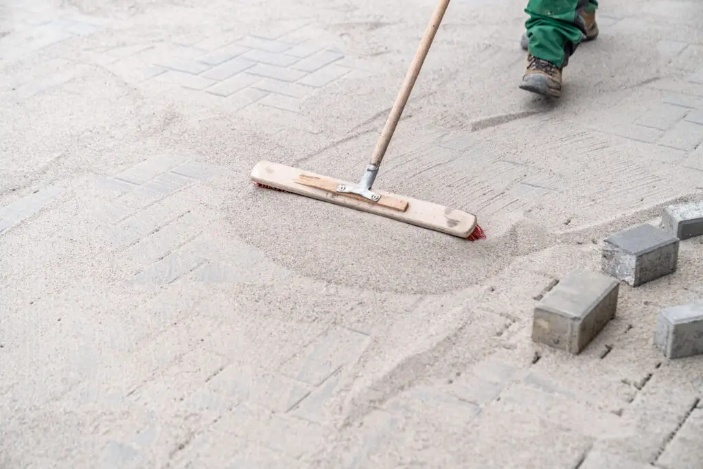 Paver sand & seal